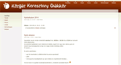 Desktop Screenshot of kozgaz.mekdsz.hu